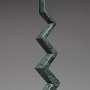 Peter Haines, "Lightning Snake," 2011, 21.7 (h) x 5.7 (d) x 4.3 (d) inches.